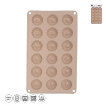 Forma silikon mini věnečky 18 béžová