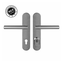 MPK - SECURO S01 PLUS - SO FAVORIT PZ 72mm klika+klika tloušťka dveří 40-60mm BN broušená nerez