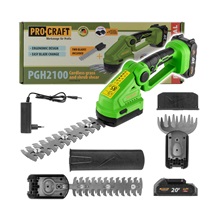 Nůžky na trávu a keře AKU Procraft PGH2100 20V 2,0Ah