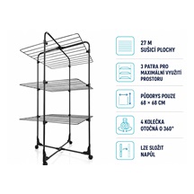 Sušák patrový of Classic Tower 270 BLACK