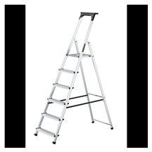 Schůdky AL 6 příčky / 125kg +polička