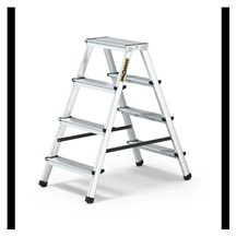 Schůdky AL 2x4 příčky oboustranné / 125kg