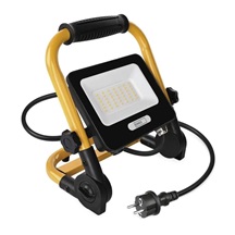 Reflektor LED GLARO 50W, žluto-černý, IP65, 5000 lm, neutrální bílá