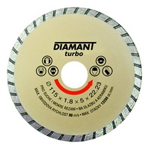 Kotouč diamantový 46-125   turbo DIAMANT