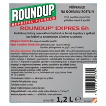 ROUNDUP Expres 6h pro chodníky a cestičky 1,2L P&D