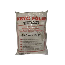 Folie zakrývací 4x5m   Extra + 40my