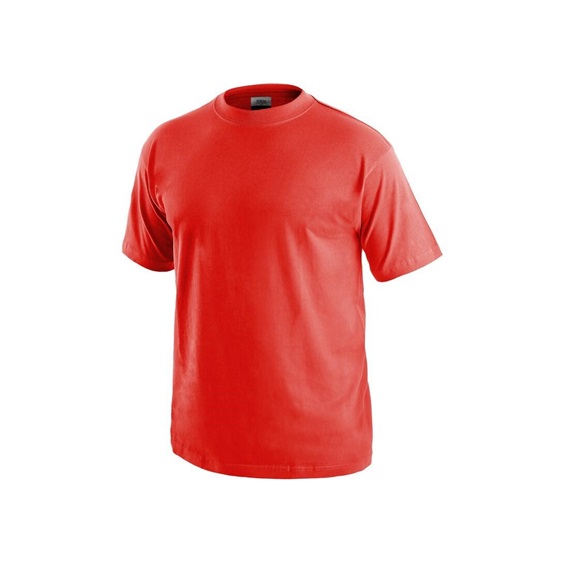 Tričko červené,bez límečku krátký rukáv DANIEL vel. L