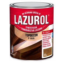 LAZUROL TOPDECOR S1035/020 na dřevo, interiér a exteriér, kaštan, 750 ml