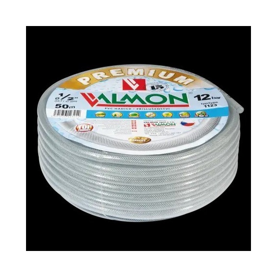 Hadice PVC  8*13  Val.50m 1123 1/4"-křišťálová
