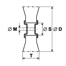 Kartáč okrružní 7024-150FE p20 0,20 ocel vlnitá