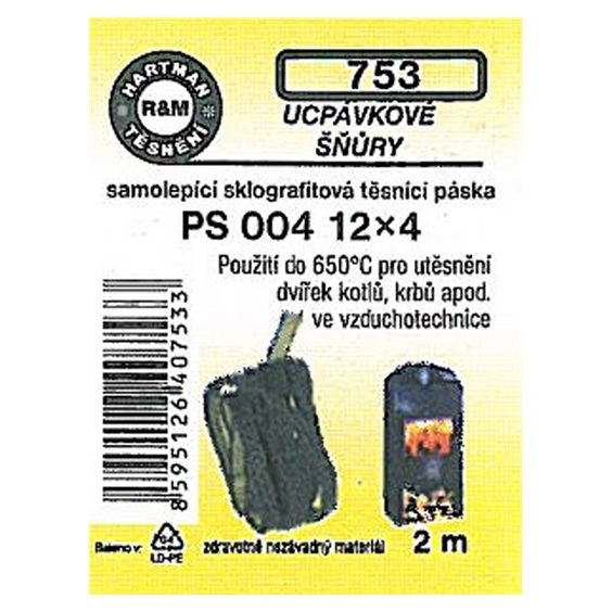 Páska samolep.graf.sklen. 12x4 PS004    bal.2m