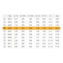 Schůdky Al 6  oboustranné FORTE 9406