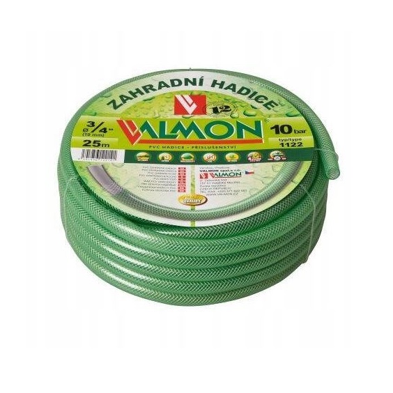 Hadice PVC  1"  Val.10m 1122-logo/zelená