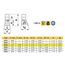 Můstek jednostranný  9505