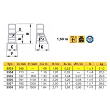 Můstek jednostranný  9503