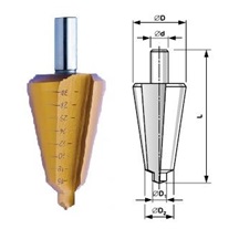 Trn kuželový vrtací 6/30 L HSS