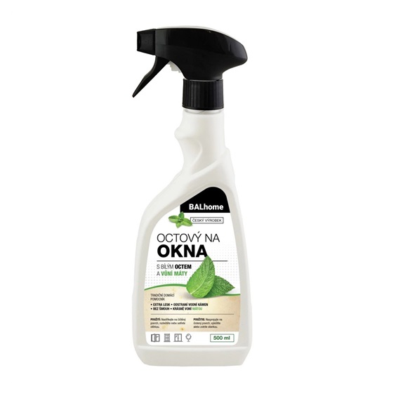 Octový čistič na okna 500 ml, rozprašovač