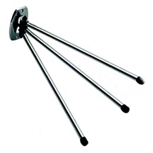 Sušák ručníků 3-ramenný  Cr