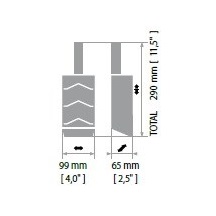 Sypač ruční 0,7 na sůl a písek
