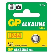 Baterie alkalická knoflíková GP LR44 (A76F)