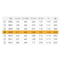 Žebřík stupnicový 9909