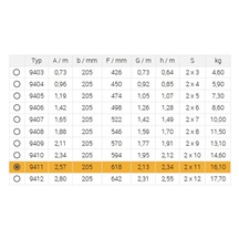 Schůdky Al 11 oboustranné FORTE 9411