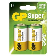 Baterie alkalická GP Super LR20 (D), 2BL