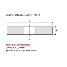 Kotouč brusný 350x50x127 99A22N6V40 415513211.80