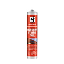 Tmel kaučukový střešní  transparentní  280 ml RL