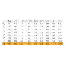 Schůdky jednostranné bez madla 9310