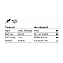 Pás brusný 75x457 100 LS 309 XH