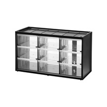 Zásobník plastový 3x3 zásuvek 1-93-978 365x210x155