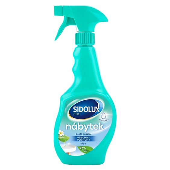 SIDOLUX na nábytek všechny povrchy aloe, 400 ml