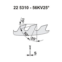 Kotouč pilový 5310 800x4,0x40 56z na příčný i podelný řez