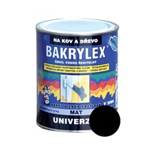 BAKRYLEX MAT 0199 černá 0,7kg, na kov a dřevo
